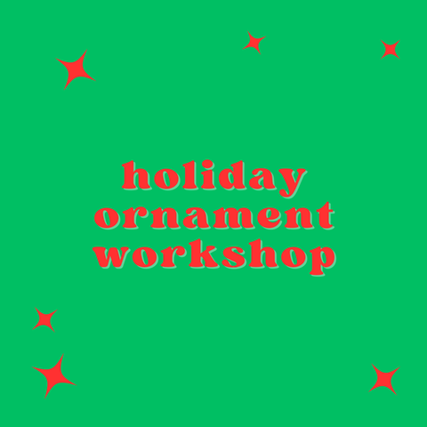 Holiday Ornament Pottery Workshop