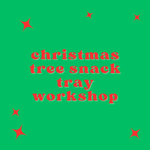 Christmas Tree Snack Tray Pottery Workshop