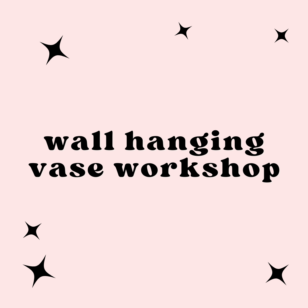 Wall Hanging Vase Pottery Workshop