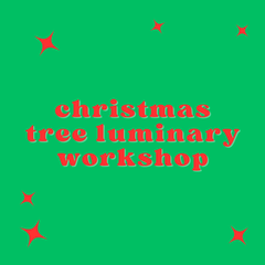 Christmas Tree Luminary  Pottery Workshop