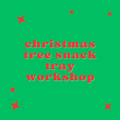 Christmas Tree Snack Tray Pottery Workshop