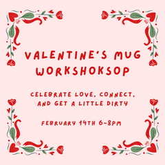 Valentines Heart Mug Workshop